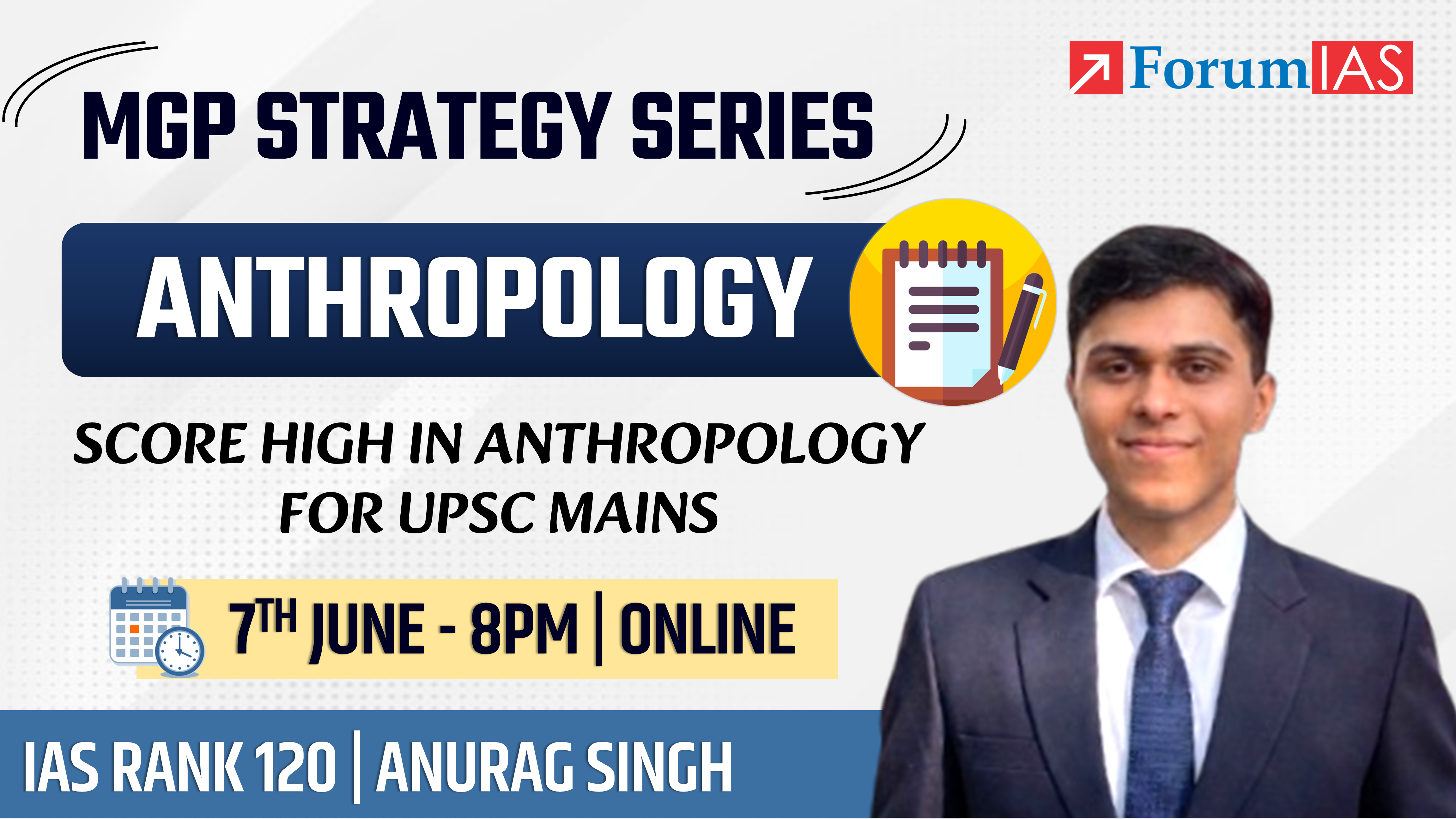 Anthropology Optional Strategy Session with AIR 120 Anurag Singh